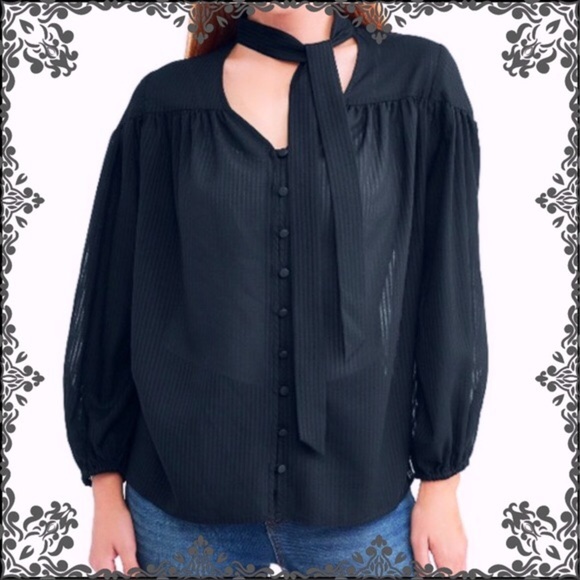 Time and Tru Women’s Oversized Button up Blouse - Picture 1 of 5